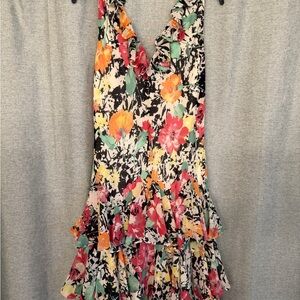Floral Ruffle Women's Dress